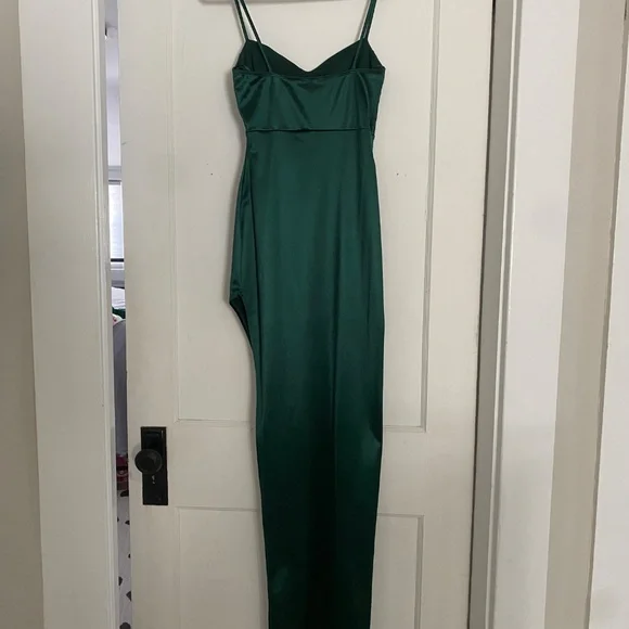 Lola High Slit Satin Dress by Windsor - Picture 5 of 5